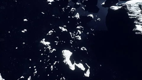 Satellite captures stark differences between dark water and bright ice sheets Stock Footage 334326528