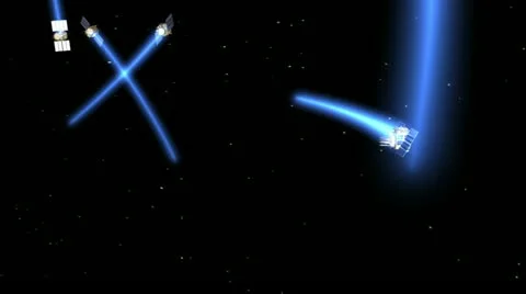 Satellite constellation animation Stock-Footage 12280930