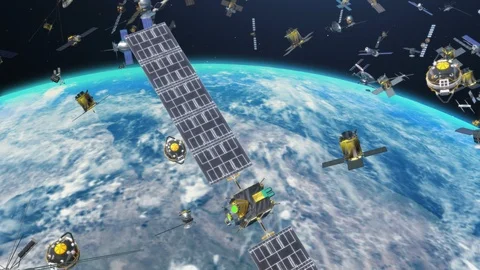 Satellite Debris 4K Stock-Footage 101220763
