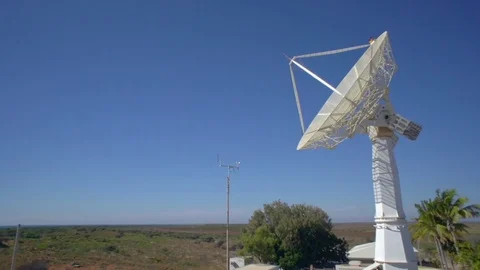 Satellite Dish 02 Stock Footage 74731747