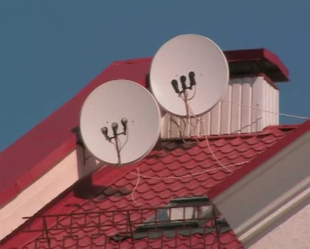 Satellite dish. #07 Stock Footage 10838984