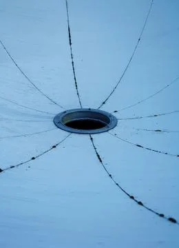 Satellite dish as an abstract background Stock Photos