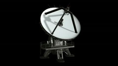 Satellite Dish Animation 2 Stock Footage 705686