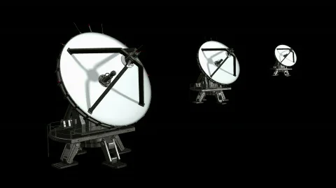 Satellite Dish Animation 3 Video stock 705705