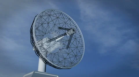 Satellite Dish Animation Stock Footage 45913629