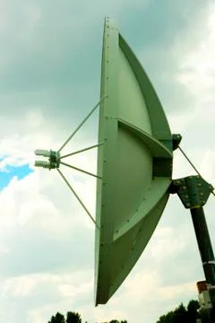 Satellite dish antenna Stock Photos