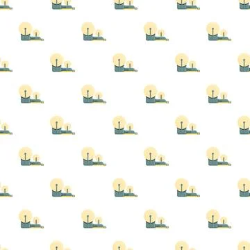 Satellite dish antenna seamless pattern communicating technology Stock Illustration
