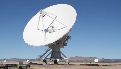 Satellite Dish Stock Footage