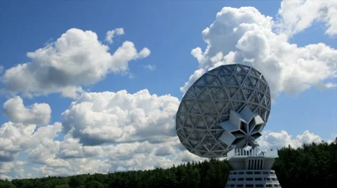 Satellite Dish Vídeo Stock 8689969
