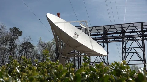 Satellite Dish Video stock 107500219