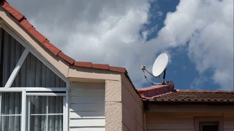 Satellite dish Stock Footage 162808162