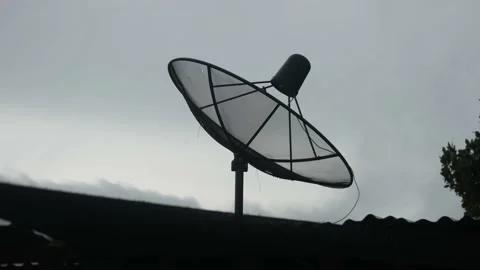 Satellite dish Stock Footage 205491832