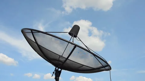 Satellite dish. HD Vídeos de archivo 43537218