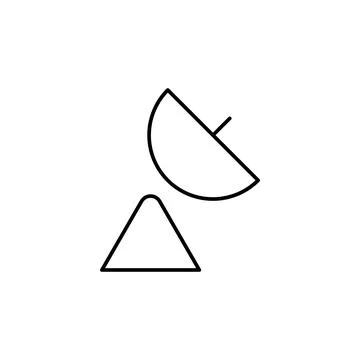 Satellite Dish Icon Stock Illustration