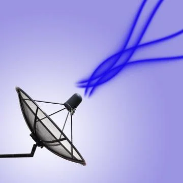 Satellite dish Illustrazione stock