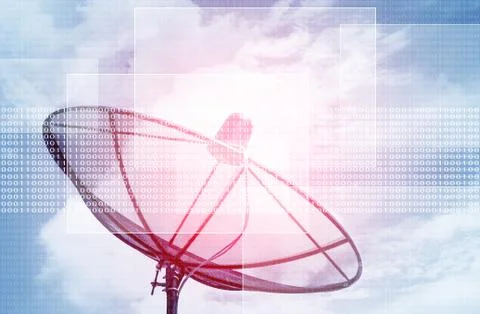 Satellite Dish Stock Illustration
