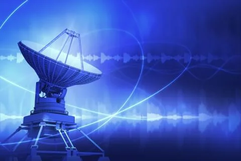 Satellite Dish Stock Illustration