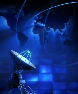 Satellite Dish Stock Illustration