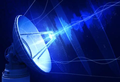 Satellite dish Stock Illustration