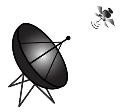 Satellite Dish Stock Illustration