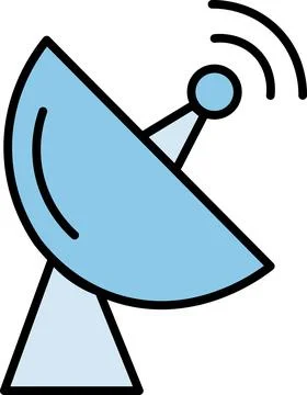 Satellite dish  Stock Illustration