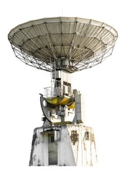 Satellite dish isolated Stock Photos