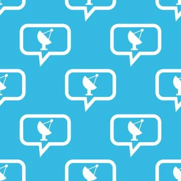 Satellite dish message pattern Illustrazione stock