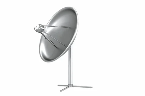 Satellite dish NTSC Stock Footage 930532