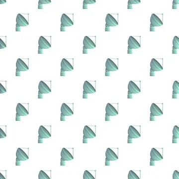 Satellite dish pattern providing seamless communication technology background Stock Illustration