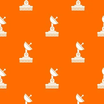 Satellite dish pattern seamless イラスト素材