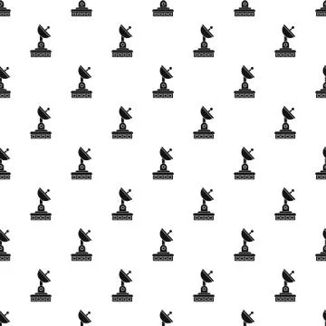 Satellite dish pattern vector Stock Illustration