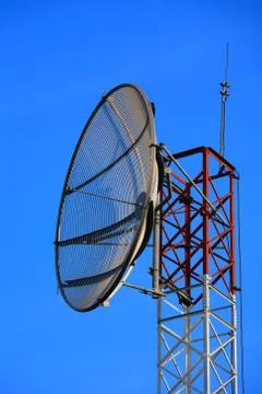 Satellite dish Foto stock