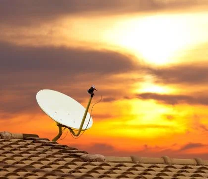 Satellite dish Stock Photos