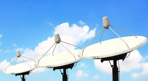 Satellite dish Stock Photos