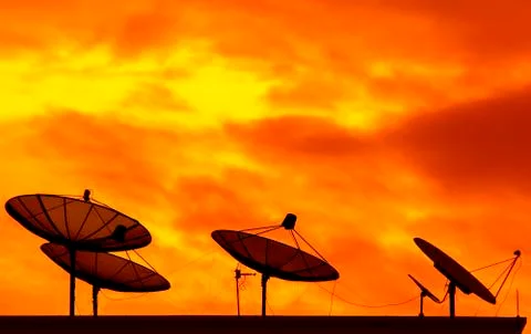 Satellite dish Stock Photos