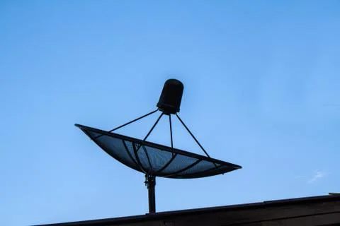 Satellite dish Foto stock
