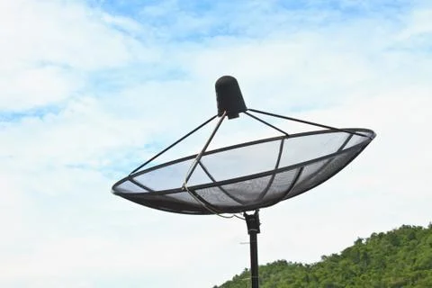 Satellite dish Foto stock