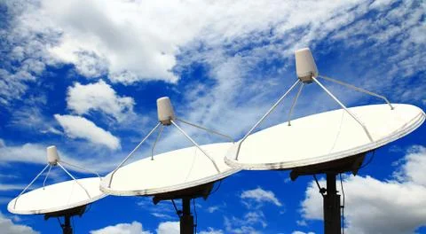 Satellite dish 스톡 사진