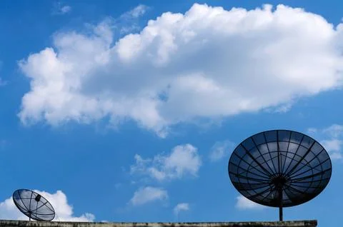 Satellite dish Stock Photos