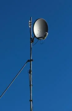 Satellite dish Foto stock