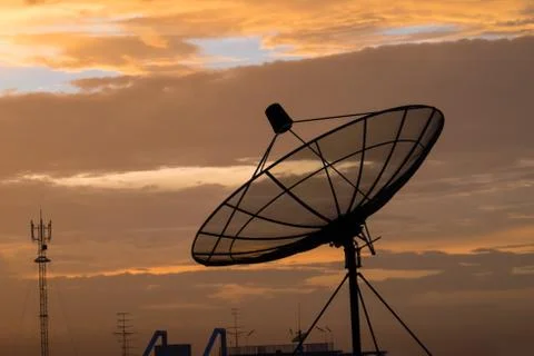 Satellite dish Stock Photos