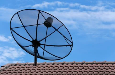 Satellite dish. Stock Photos
