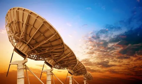 Satellite dish Stock Photos