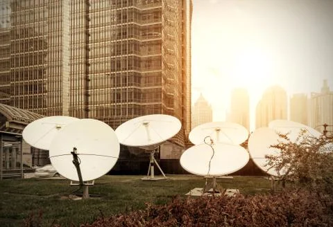 Satellite dish Stock Photos