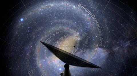 Satellite Dish Searching Video stock 33744033