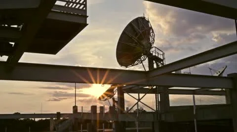 Satellite Dish Sunset 動画素材 11401850