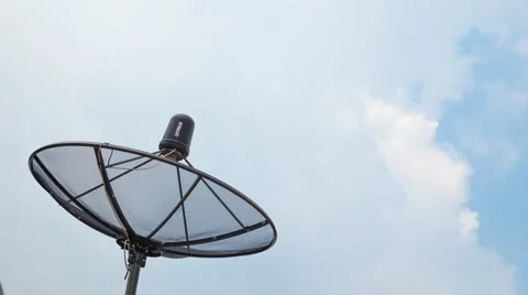 Satellite Dish Time-lapse Stock Footage 64452604