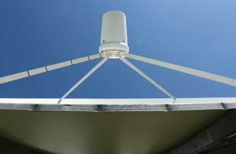 Satellite Dish Wide Angle Stock Photos