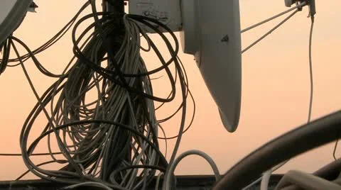 Satellite Dishes 2 Stock Footage 10892936