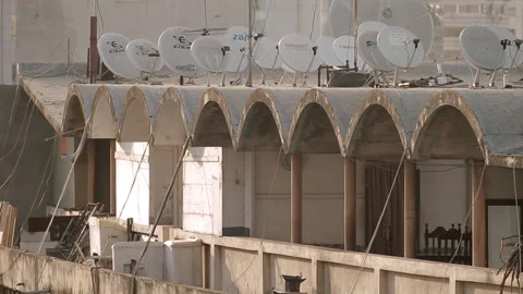 Satellite Dishes Stock Footage 232999732